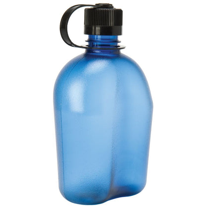 Nalgene Sustain Oasis Narrow Mouth 32 oz Blue Canteen Water Bottle w/Black Cap