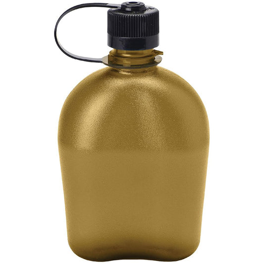 Nalgene Sustain Oasis NM 32 oz Coyote Brown Canteen Water Bottle w/Black Cap