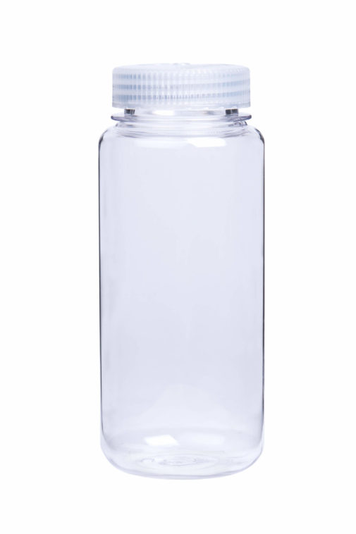 Nalgene Sustain 32oz Wide Mouth Tall Kitchen Storage Bottle Clear w/White Lid