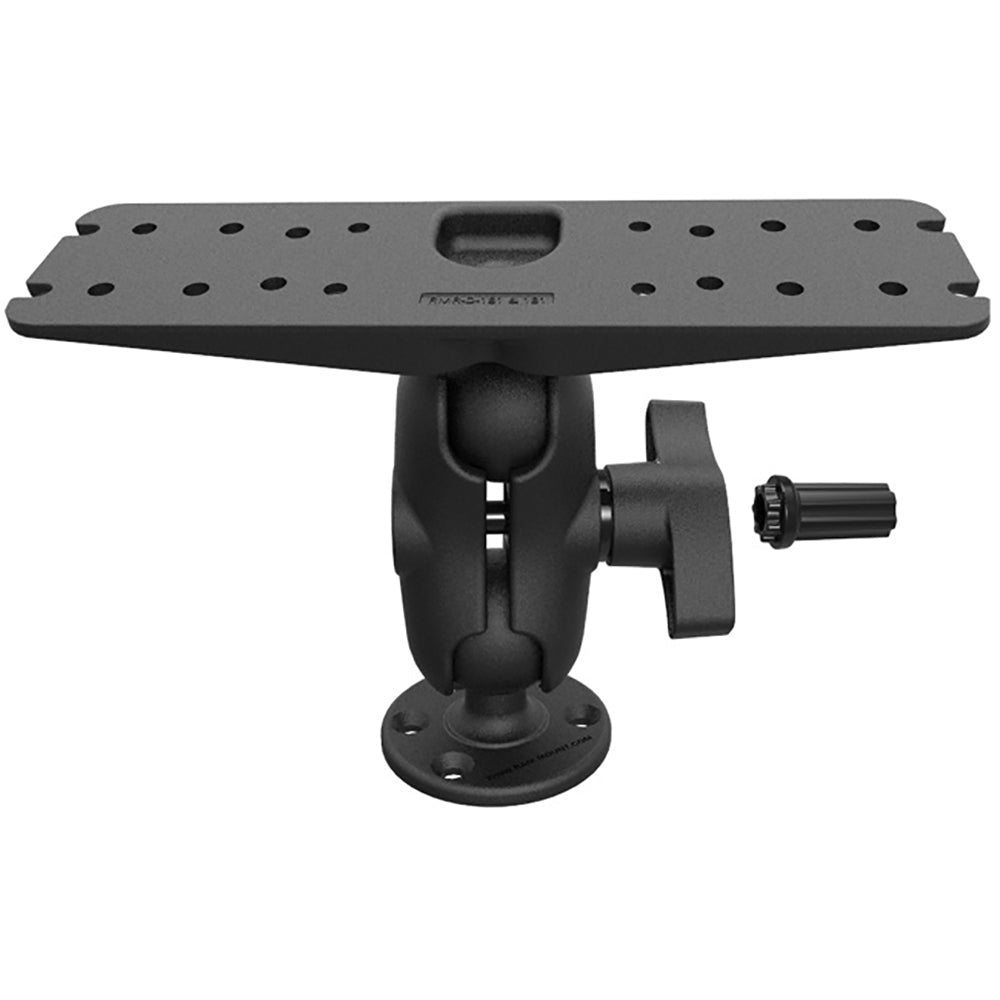 RAM Mount Heavy Duty Marine Electronics Mount w/Pin-Lock Security Kit Short Arm [RAM-S-D-111U-C]