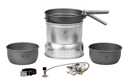 Trangia Storm Cooker 27-7 UL/HA Gas Canister Stove Cook Set w/HA Pots & Fry Pan