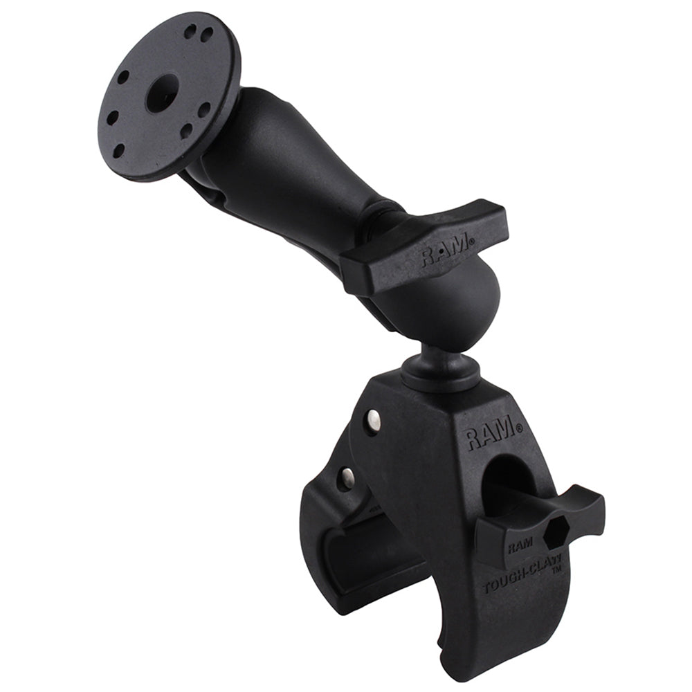 RAM Mount Large Tough-Claw Base w/Double Socket Arm & 1.5" Round Base Adapter [RAP-401-202U]