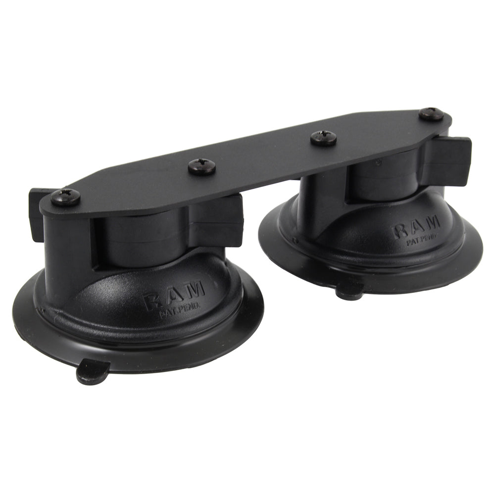 RAM Mount Straight Double Suction Cup Base [RAM-B-189B-FRO1U]