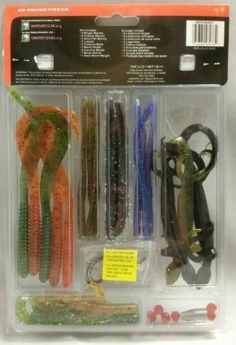 Ready2Fish 29-Piece Jig & Spin Lure Kit - Bass, Walleye, Northern, Panfish