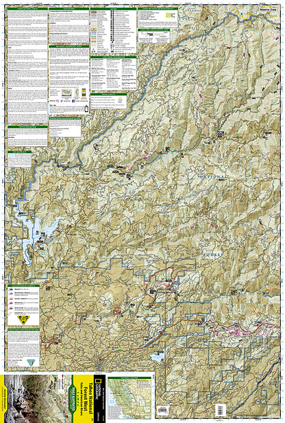 National Geographic CA NV Tahoe National Forest Map Pack TI01021198B