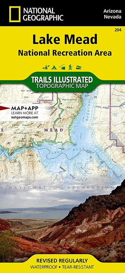 National Geographic Trails Illustrated AZ/NV Lake Mead National Rec Area Map TI00000204