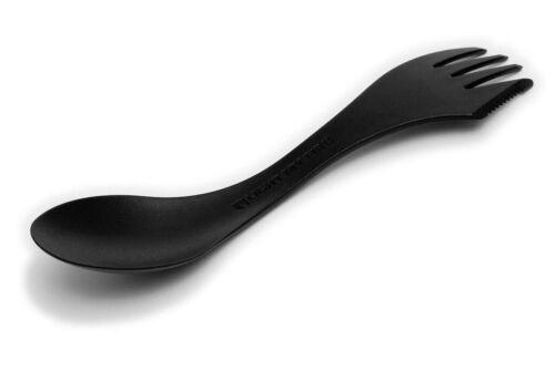 Light My Fire Serving Spork Large Spoon-Fork-Knife Combo Utensil Black