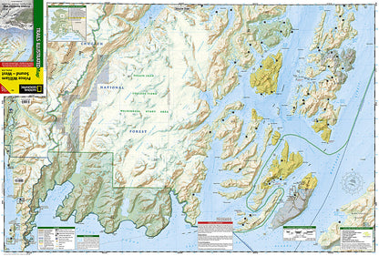 National Geographic Trails Illustrated Alaska Prince William Sound West Map TI00000761