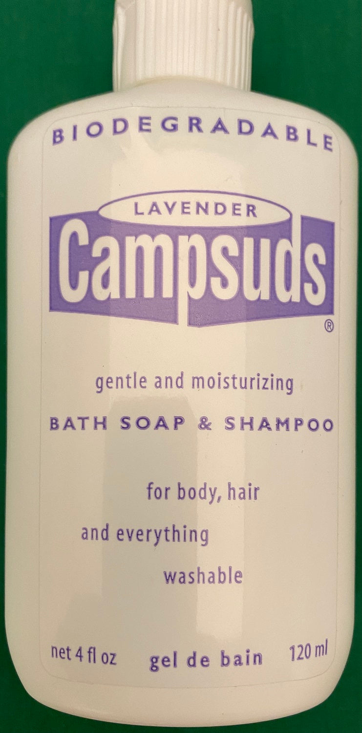 Sierra Dawn Campsuds Camp Soap 4oz Biodegradable Bath / Shampoo Lavender
