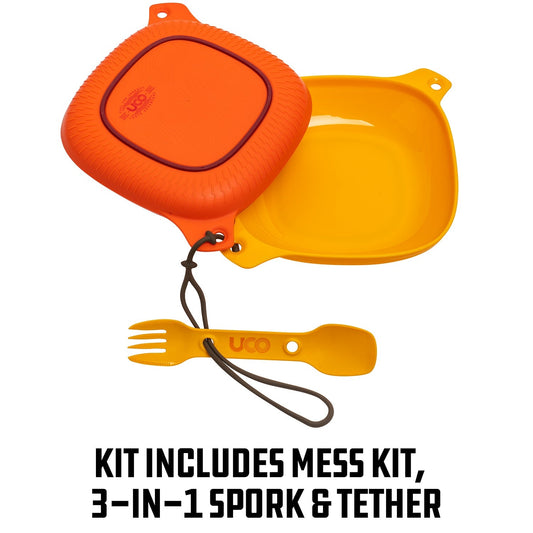 UCO 4-Piece Mess Kit Retro Sunrise F-MK-CORE4PC