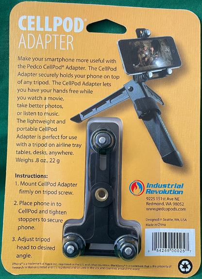 Pedco CellPod Adapter for Tripods P-CPA