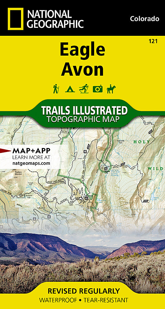 National Geographic Trails Illustrated Colorado Eagle / Avon Topo Trail Map TI00000121