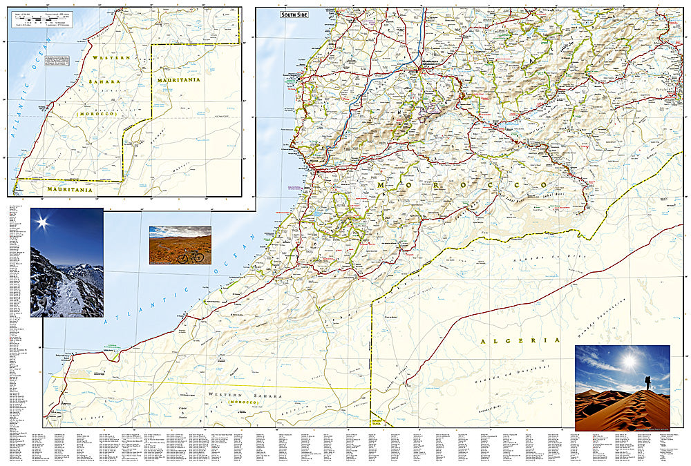 National Geographic Adventure Map Morocco AD00003203