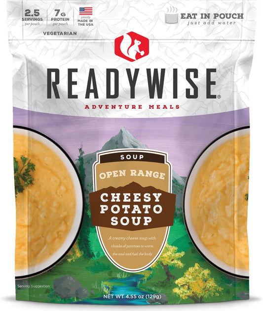 ReadyWise Open Range Cheesy Potato Soup 2.5 Servings