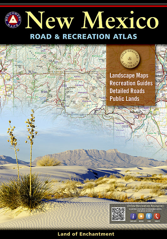 National Geographic Benchmark New Mexico Road & Recreation Atlas Map BE0BENNMAT