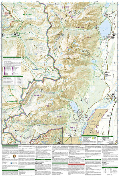 National Geographic Yellowstone/Grand Teton Map Bundle TI01020578B