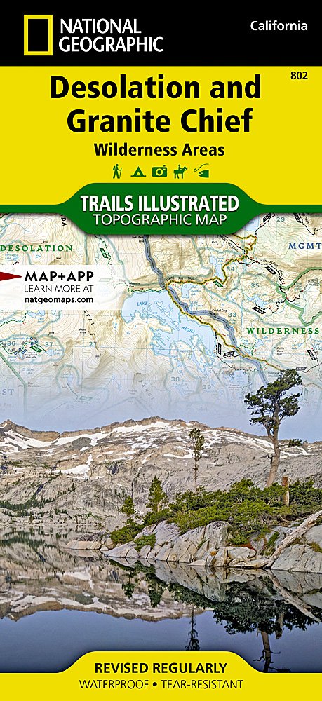 National Geographic Trails Illustrated Desolation & Granite Chief Wilderness Map TI00000802