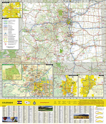 National Geographic Guide Map Colorado Road Map & Travel Guide GM00620553