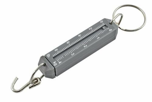 South Bend Fishing 8lb Spring Scale - Small & Easy to Carry, Shows Lbs & Kg