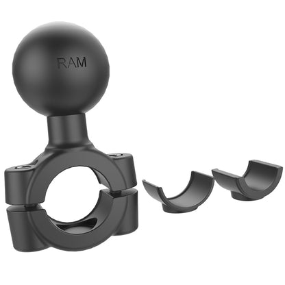 RAM Mount Torque 3/4" - 1" Diameter Handlebar/Rail Base with C Size 1.5" Ball [RAM-408-75-1U]