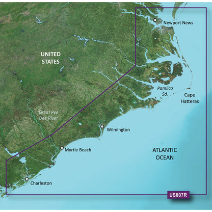 Garmin BlueChart g3 Vision HD - VUS007R - Norfolk - Charleston - microSD/SD [010-C0708-00]