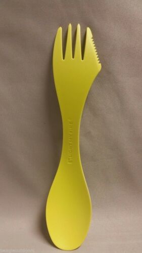 Light My Fire Spork XM Extra-Medium Spoon-Fork-Knife Combo Utensil Lime