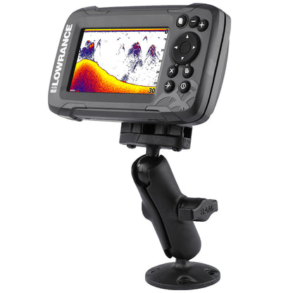 RAM Mount B Size 1" Composite Fishfinder Mount for the Lowrance Hook2 Series [RAP-B-101-LO12]