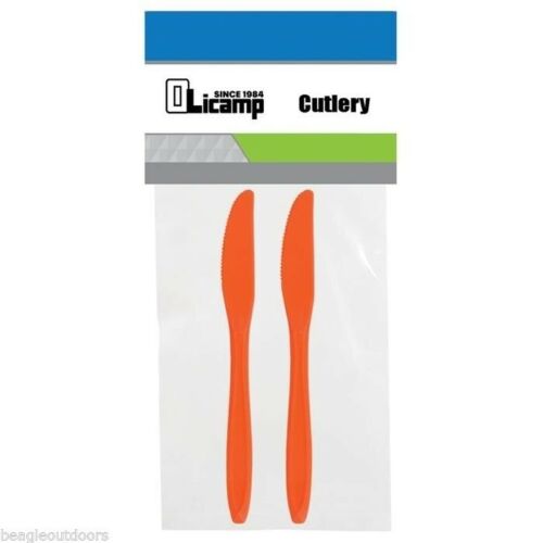 Olicamp Orange Cutlery 2- Pack Knives Light Weight Knife