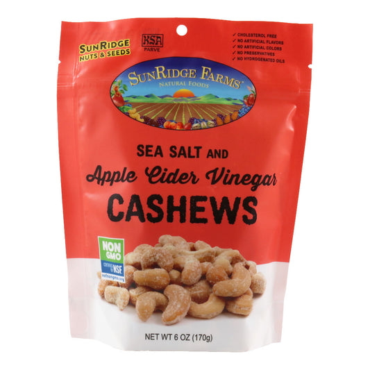 SunRidge Farms Sea Salt & Apple Cider Vinegar Cashews 6 oz