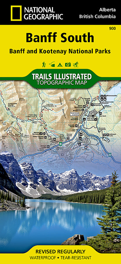 National Geographic Trails Illustrated Canada Banff Nat'l Park Map Pack Bundle