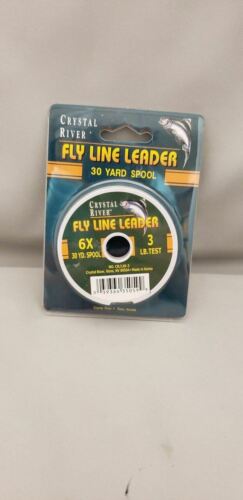 Crystal River Fly Fishing High Strength Copolymer Leader Wheel 6X 3lb 30 Yards