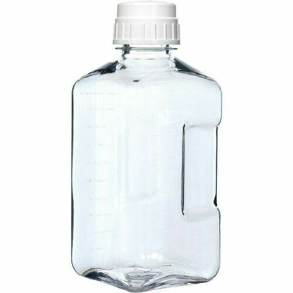 Nalgene 64oz Growler Bottle Clear w/White Lid BPA Free Tough Leakproof Tritan