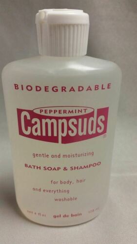 Sierra Dawn Campsuds Camp Soap 4oz Biodegradable Bath / Shampoo Peppermint