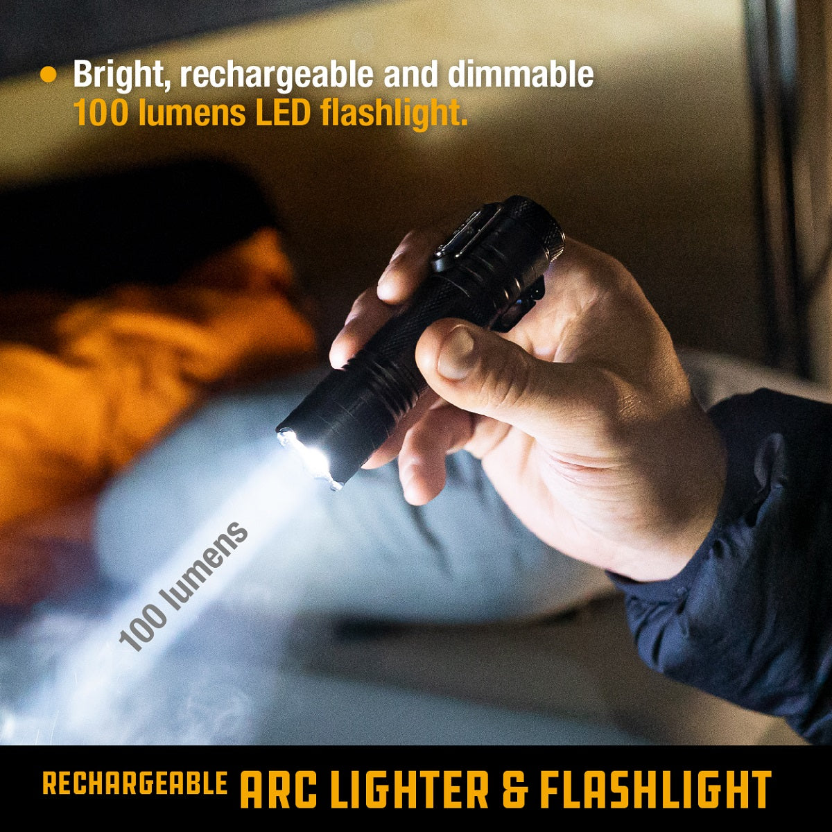 UCO Rechargeable Arc Lighter & LED Flashlight MT-TORCH-ARC