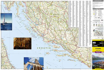 National Geographic Adventure Map Croatia Europe AD00003324