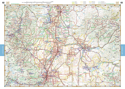 National Geographic Benchmark Oregon OR Road & Recreation Atlas Map BE0BENORAT