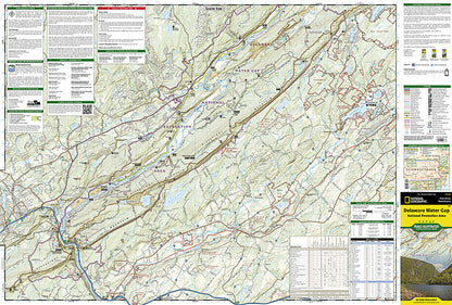 National Geographic NJ/PA Delaware Water Gap Trail Trails Illustrated Map TI00000737