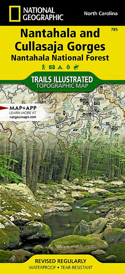 National Geographic Trails Illustrated NC Nantahala/Cullasaja Gorges Map TI00000785