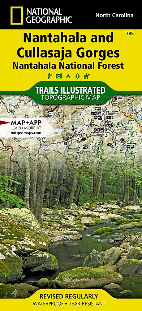 National Geographic Trails Illustrated NC Nantahala/Cullasaja Gorges Map TI00000785