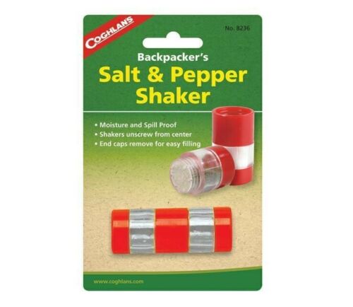 Coghlan's Salt and Pepper Shaker Backpacking Camping Coghlans 8236