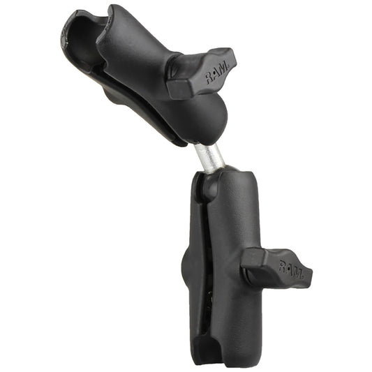 RAM Mount Double Socket Arm w/Dual Extension  Ball Adapter [RAM-B-201-201U]