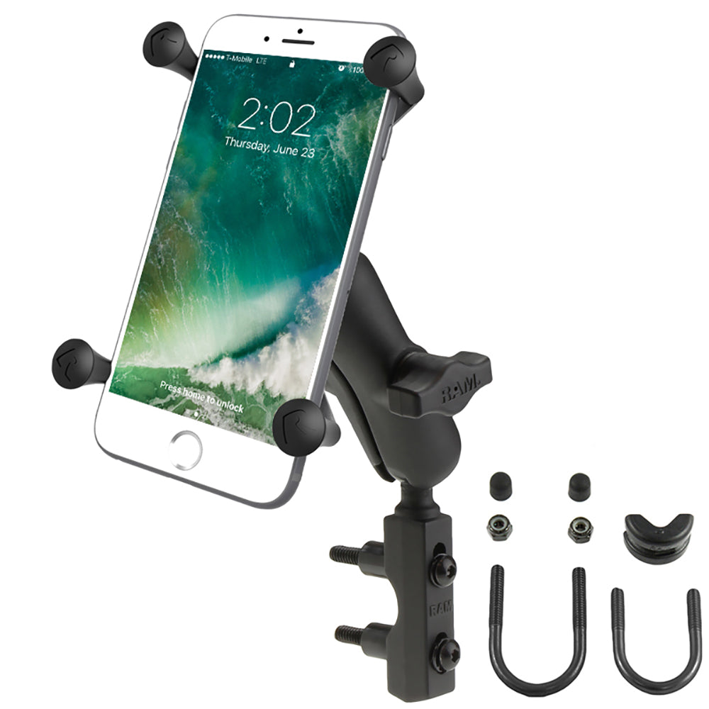 RAM Mount X-Grip Large Phone Mount w/Brake/Clutch Reservoir Base [RAM-B-174-UN10]