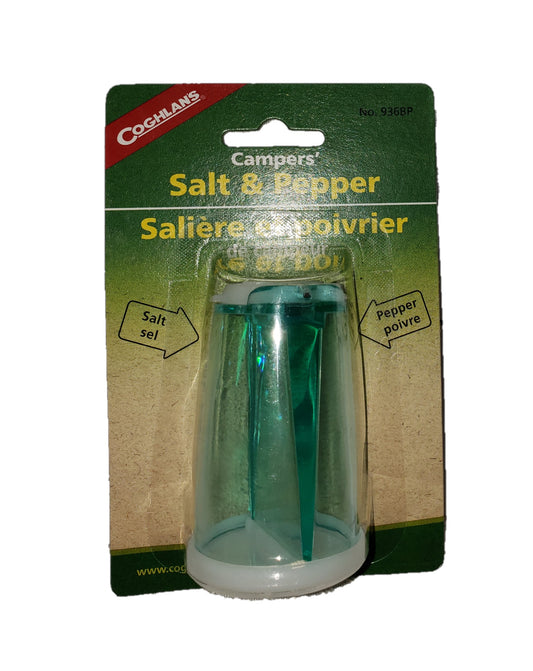 Coghlan's Campers Salt & Pepper Shaker - Camping & Backpacking, Coghlans 936BP