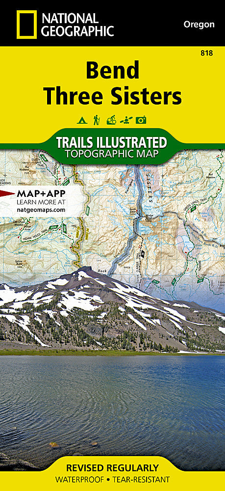 National Geographic Trails Illustrated Oregon Bend/ Three Sisters Map TI00000818