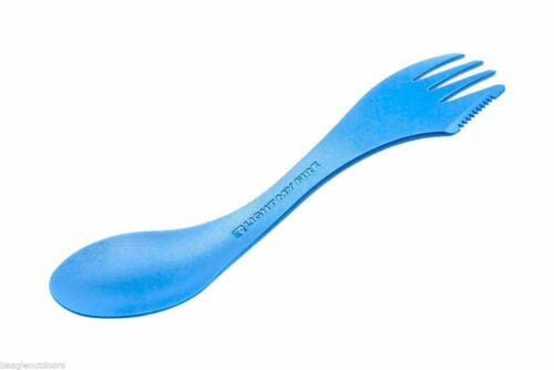 Light My Fire Spork XM Spoon-Fork-Knife Combo Utensil Cyan Blue