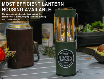 UCO Original Candle Lantern Powder Coated Green L-C-STD