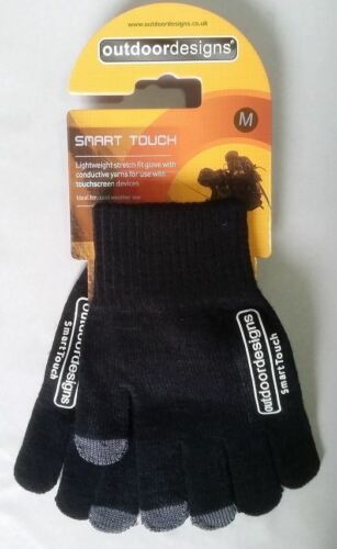 Outdoor Designs Smarttouch 2 Fingers & Thumb Touch Screen Gloves Acrylic/Spandex