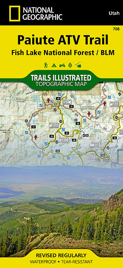 National Geographic Trails Illustrated Utah Paiute ATV Trail Map TI00000708