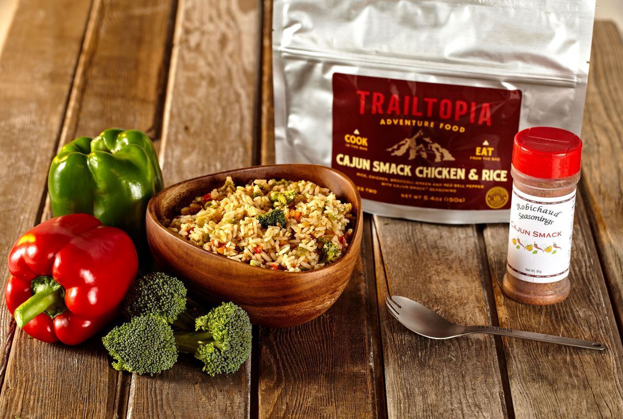 Trailtopia Cajun Smack Chicken & Rice 1 Serving