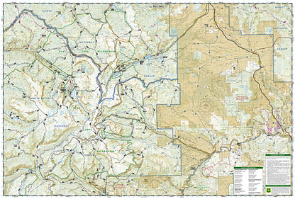 National Geographic CO Flat Tops Wilderness GMU Map Pack Bundle TI1021179B